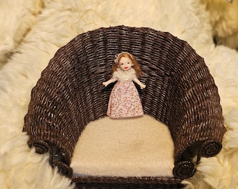 OOAK Miniature Dollhouse Toy Doll Artist Hand Sculpted