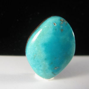 Turquoise Cabochon ~ Natural Turquoise ~ Abstract shaped cabochon~ 23mm x 18mm x 5.5mm depth