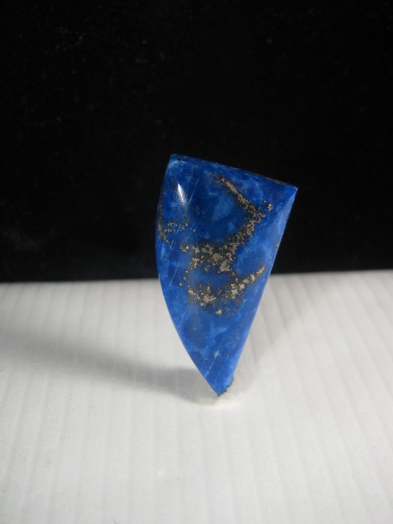 Lapis Lazuli Cabochon ~ 25mm x 13mm x 3-5mm depth ~ 12 carats