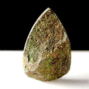 Rainbow Pyrite Teardrop Cabochon ~ Pyrite ~ Marcasite ~ Rainbow ~ 30mm x 19mm x 3-8mm depth