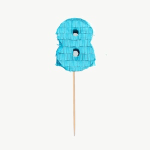 Plantillas para hacer una piñata numero 8 - Numero 8 3D - Decoración de Fiesta -PDF, EPS, SVG - Descarga directa