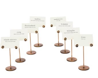 Buffet sale tag holder