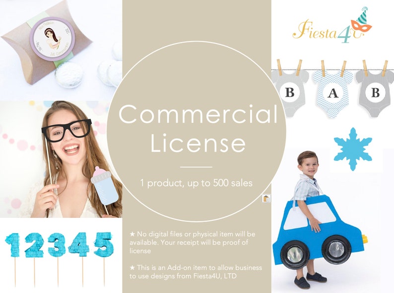 Unlimited Commercial License for all instant downloads: clipart, artwork, cut files & printables from Fiesta4U, LTD image 1