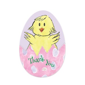 Easter Egg Thank you card Hand-painted Cutting files DXF, EPS, SVG, Pdf image 1