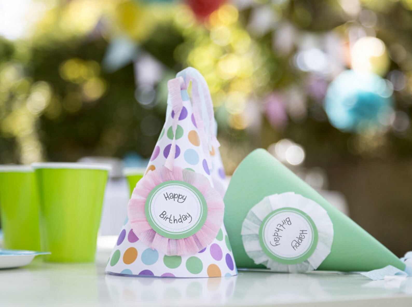 Birthday / Party Hat Printable PDF Direct Download - Etsy