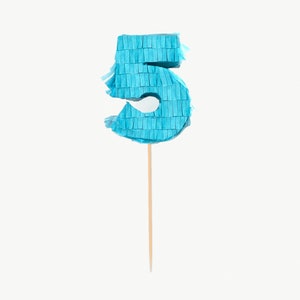 Plantillas para hacer una piñata numero 5 - Numero 5 3D - Decoración de Fiesta -PDF, EPS, SVG - Descarga directa