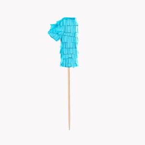 Plantillas para hacer una piñata numero 1 - Numero 1 3D - Decoración de Fiesta -PDF, EPS, SVG - Descarga directa