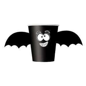 Bat eyes and faces halloween stickers - High resolution clipart images - Halloween decoration, scrapbooking - Cutting files - SVG, PNG, JPG