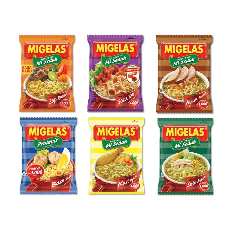 MIGELAS Protevit Mie Instant, 28 grams image 1