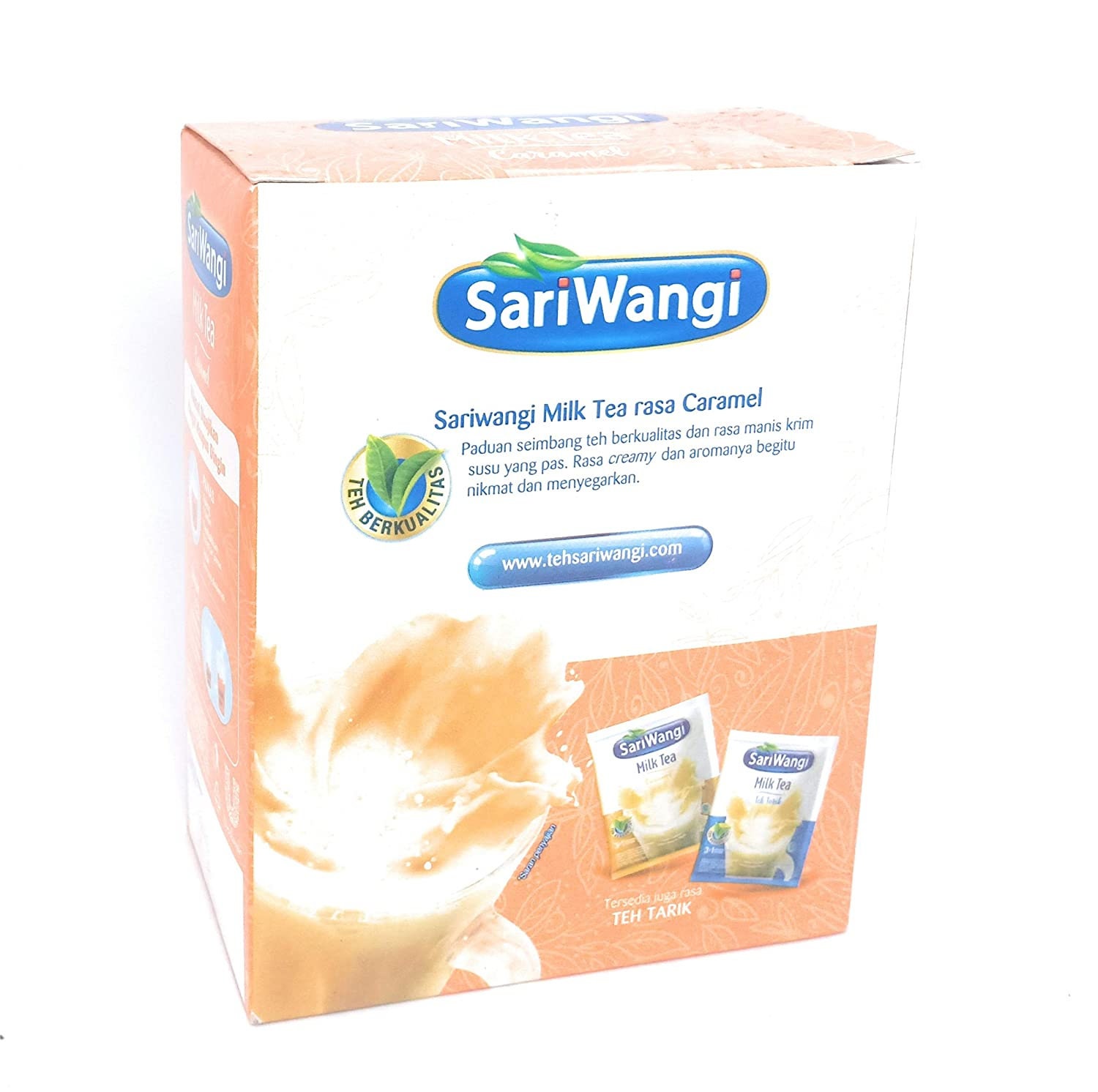 SariWangi Milk Tea with Caramel Flavor 4ct 92 Gram Etsy