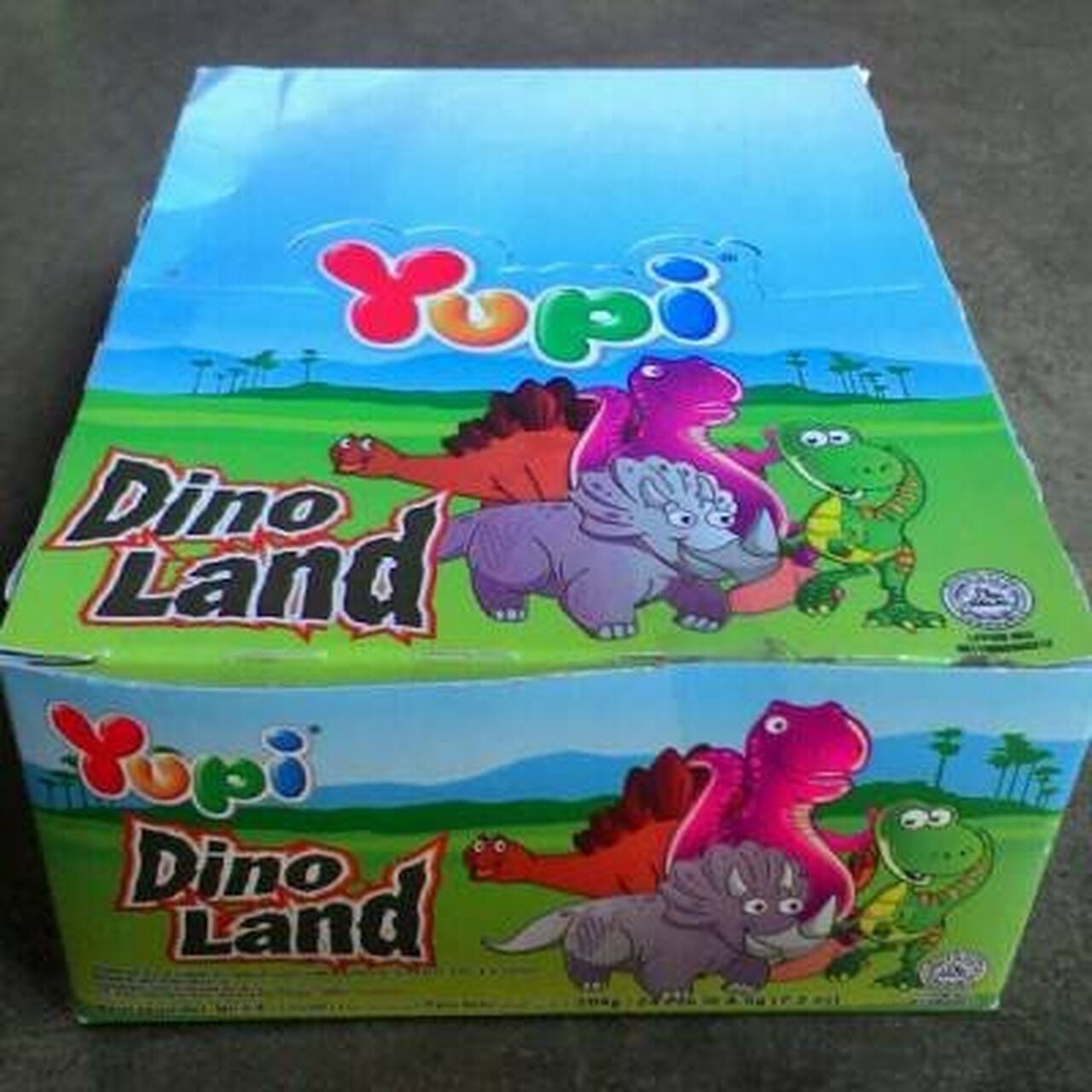 Yupi Gummy Candy Dino Land 1 caixa 24 ct -  Portugal