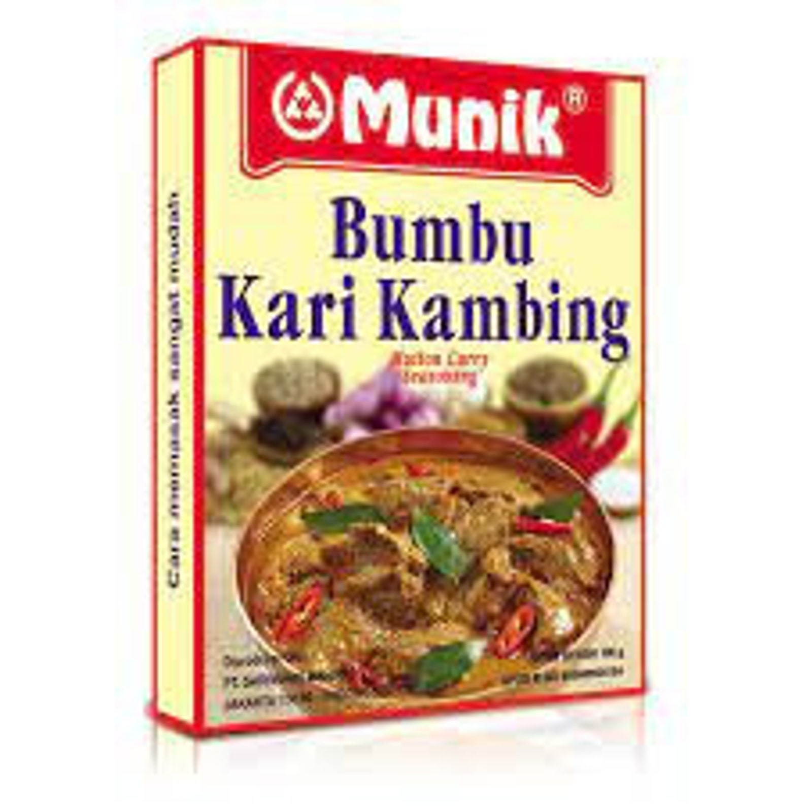 Munik Bumbu Kari Kambing Mutton Curry Seasoning 3.5oz Etsy