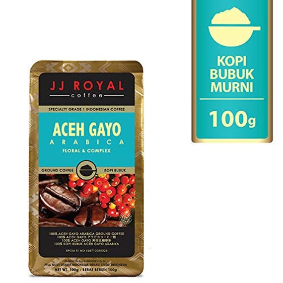 JJ Royal Aceh Gayo Arabica ground Coffee Indonesian Single - Etsy