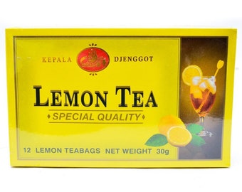 Kepala Djenggot Lemon Tea Special Quality 12 Teabags, 30 Gram Indonesia