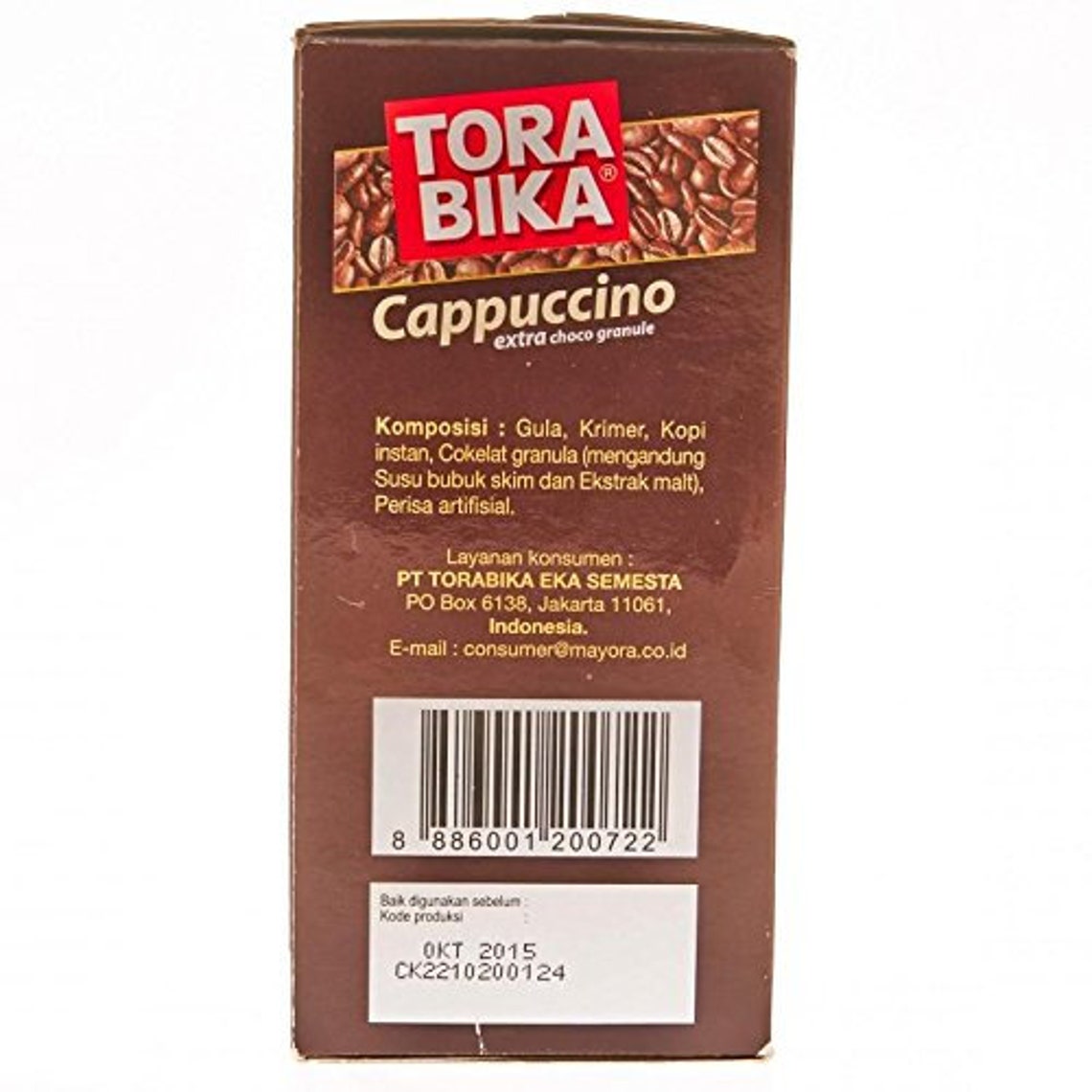 Torabika Cappuccino Instant Coffee 5ct 125 Gram Etsy