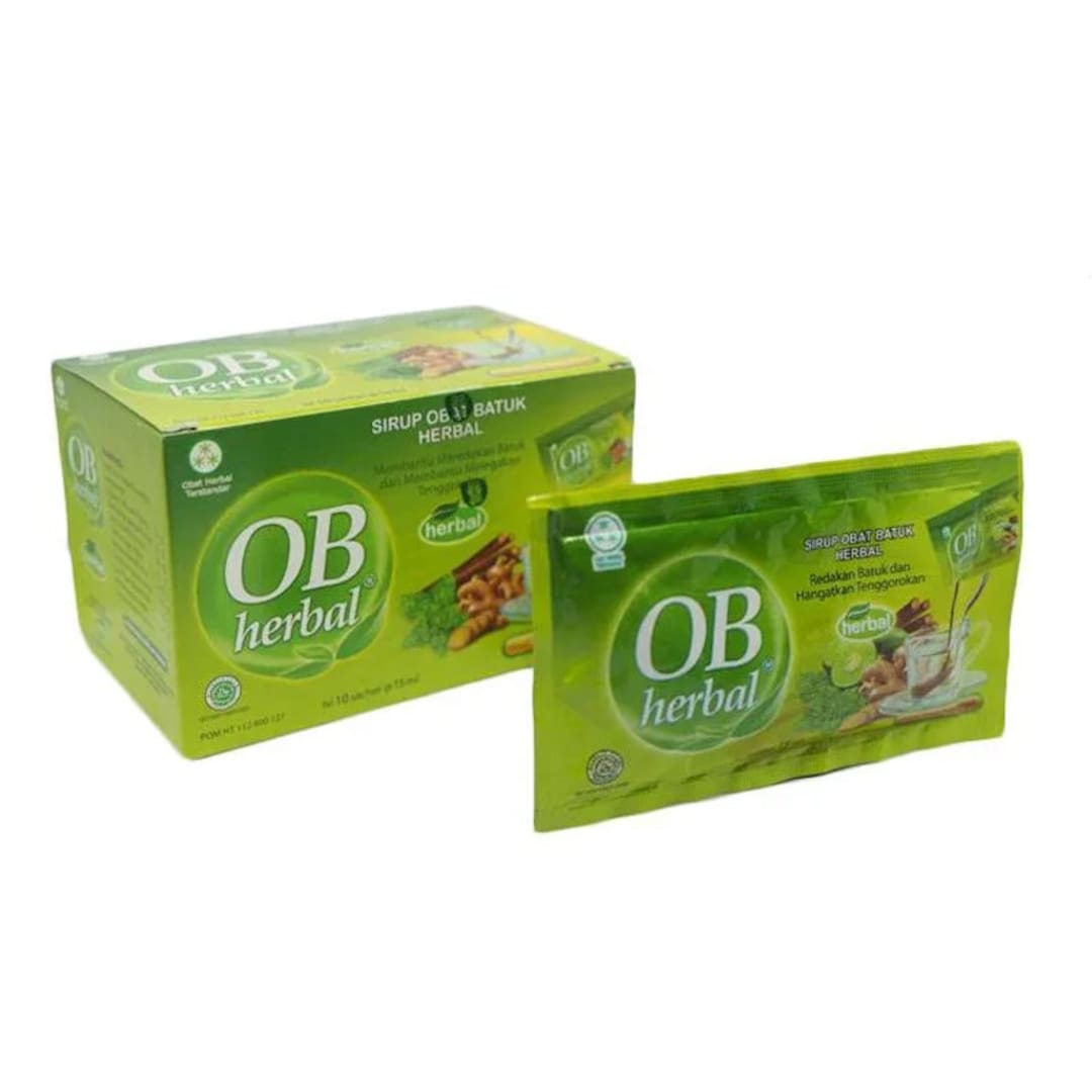 OB Herbal Cough Syrup 10ct 150ml Etsy