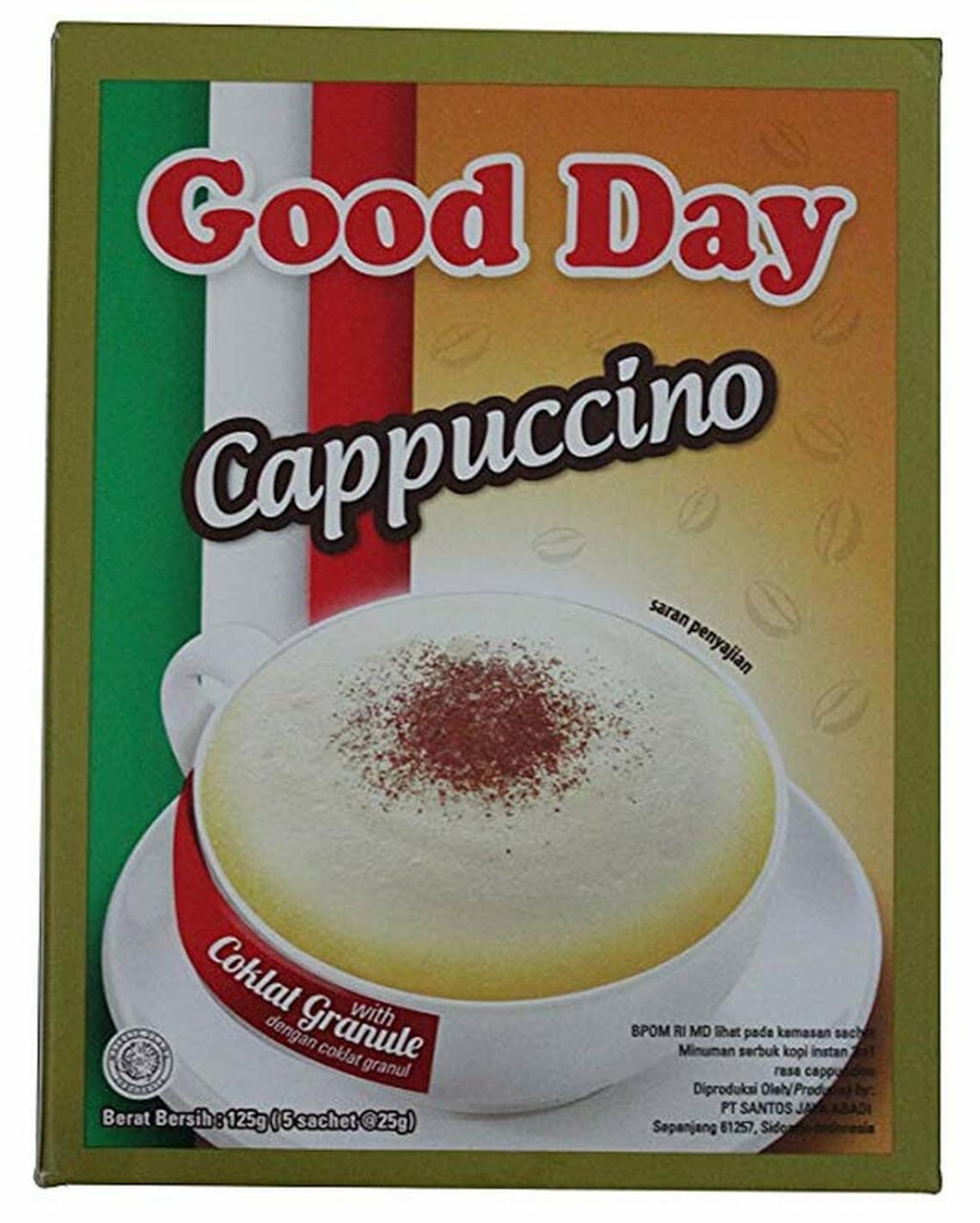 Good Day Cappuccino with Chocolate Granule Instant Coffee Box Etsy