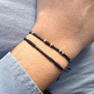 Brother morse code bracelet ,Sibling gift from sister imagem 2