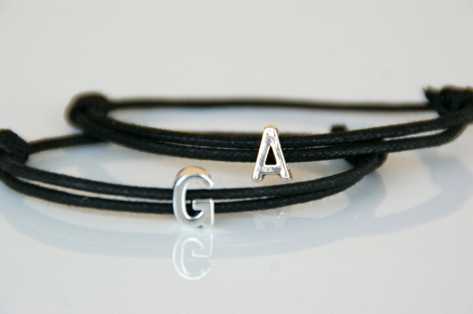 Mens Initial bracelet Initial bracelet men Personalized Etsy
