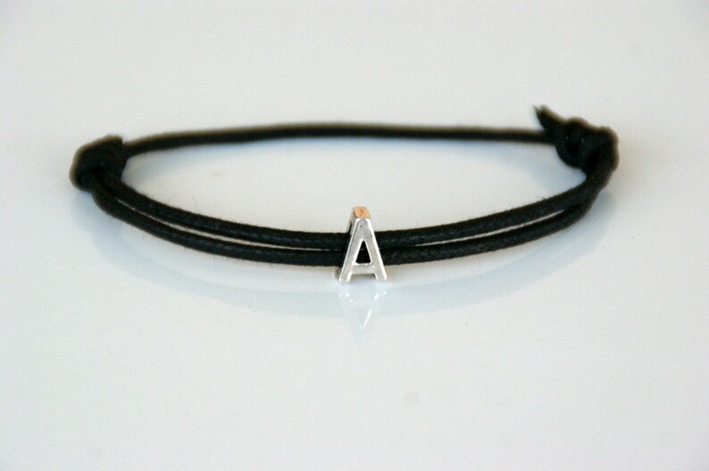 Mens Initial bracelet Initial bracelet men Personalized Etsy