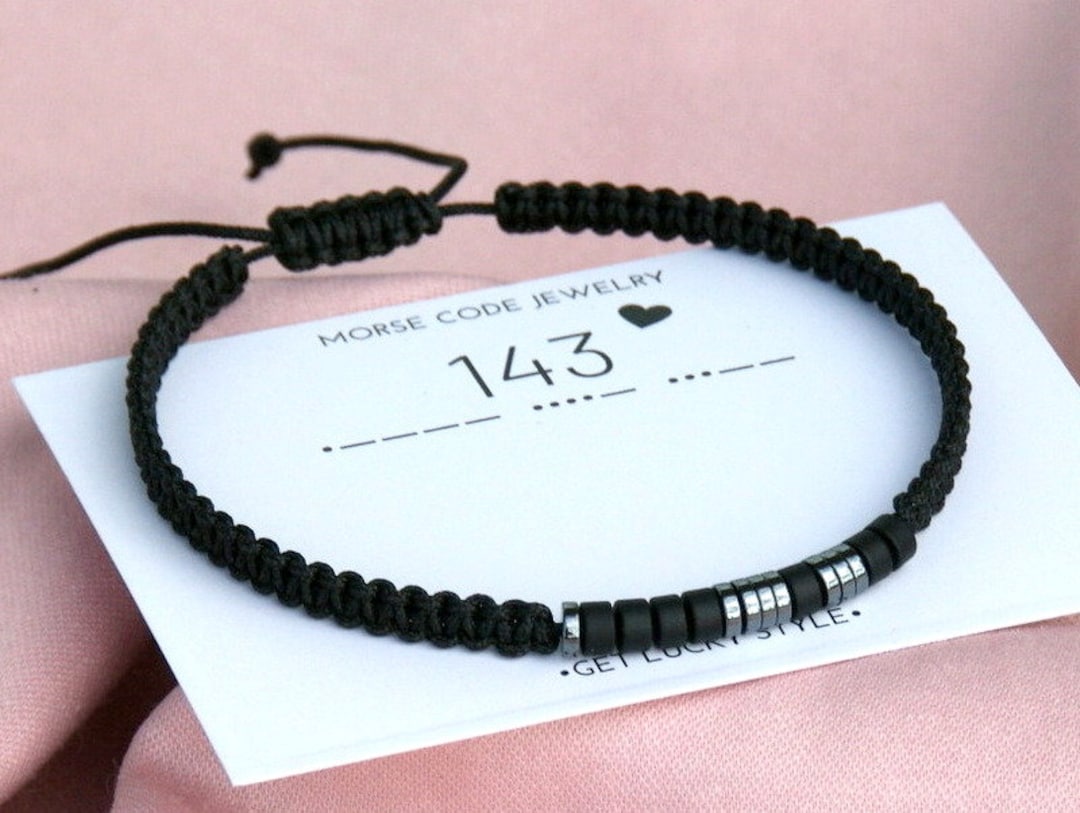 Morse Code Bracelet - To My Grandson - I Love You – Cherish These