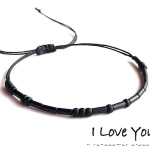 morse code bracelets etsy
