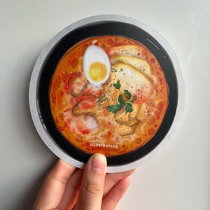 Postal Laksa redonda única