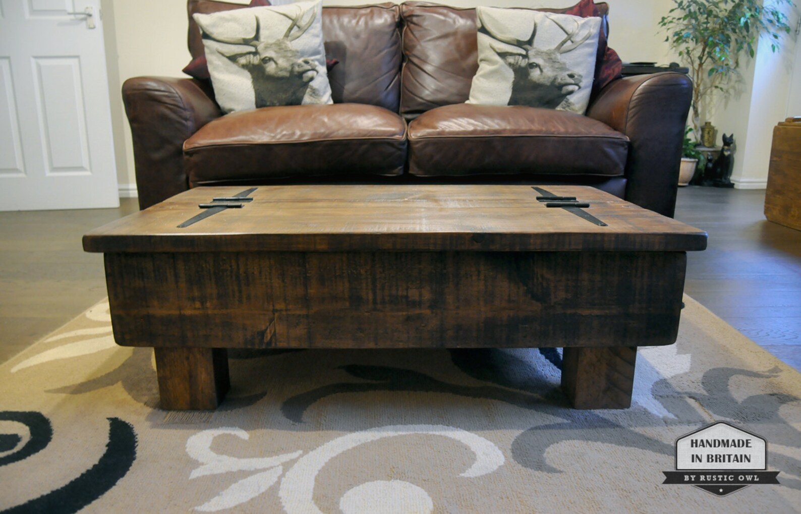 Storage Coffee Table/Wood Chest. Rough Sawn Rustic Pine. 3ft 2 Etsy