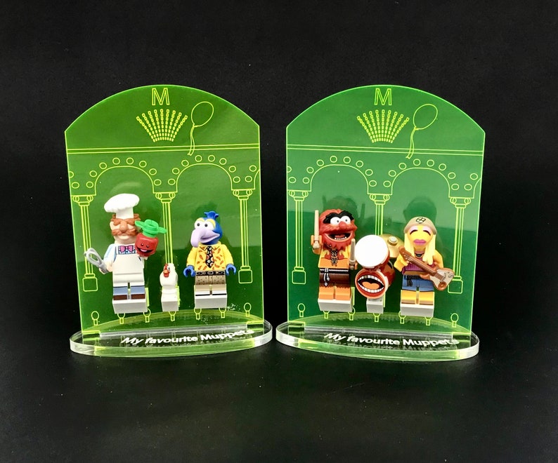 Muppet Lego Character Stage Perspex Display Stand. Takes 2 - Etsy