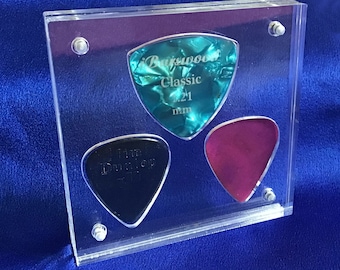 LEGACY - P3 guitar pick holder. Takes 3 picks (2 fender and 1 Tri)