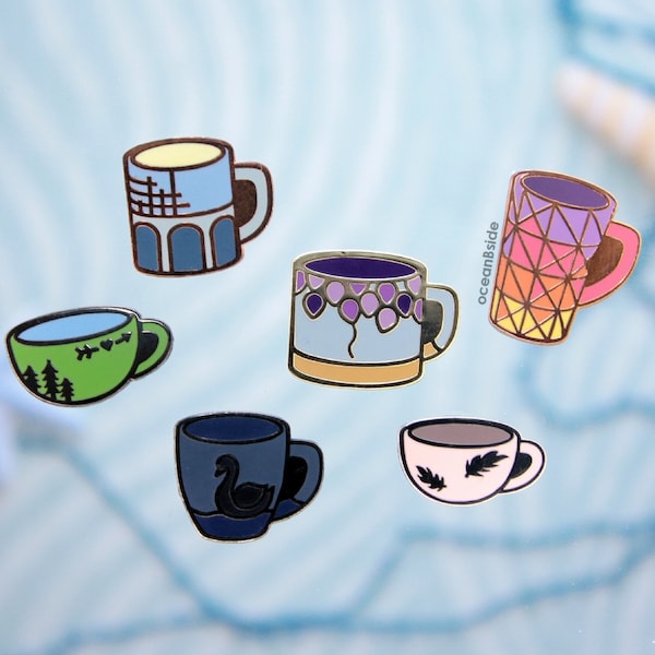 BTS enamel pin board fillers - Mugs Pt.1 | Black Swan; Life Goes On; Fake Love; Run; Young Forever; Permission to Dance