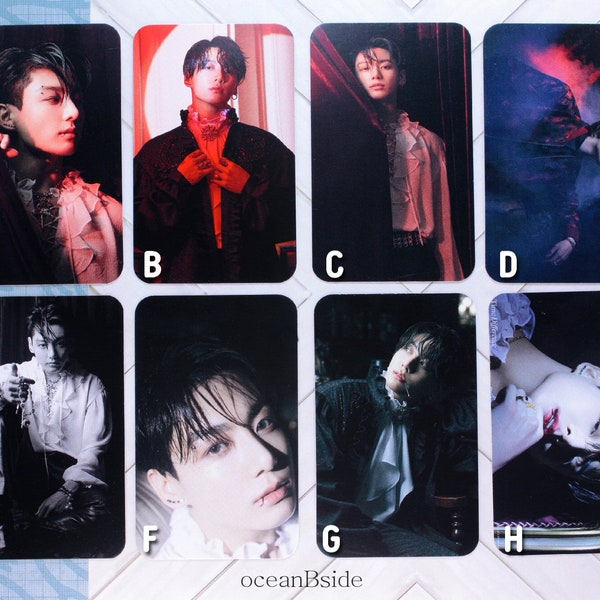 Jungkook photocards | BTS Me Myself photobook vampire