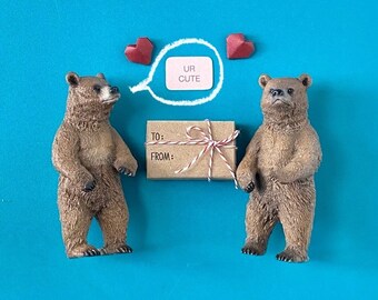 Handmade Matchbox Greeting Card: Red Origami Heart, Personalized Message