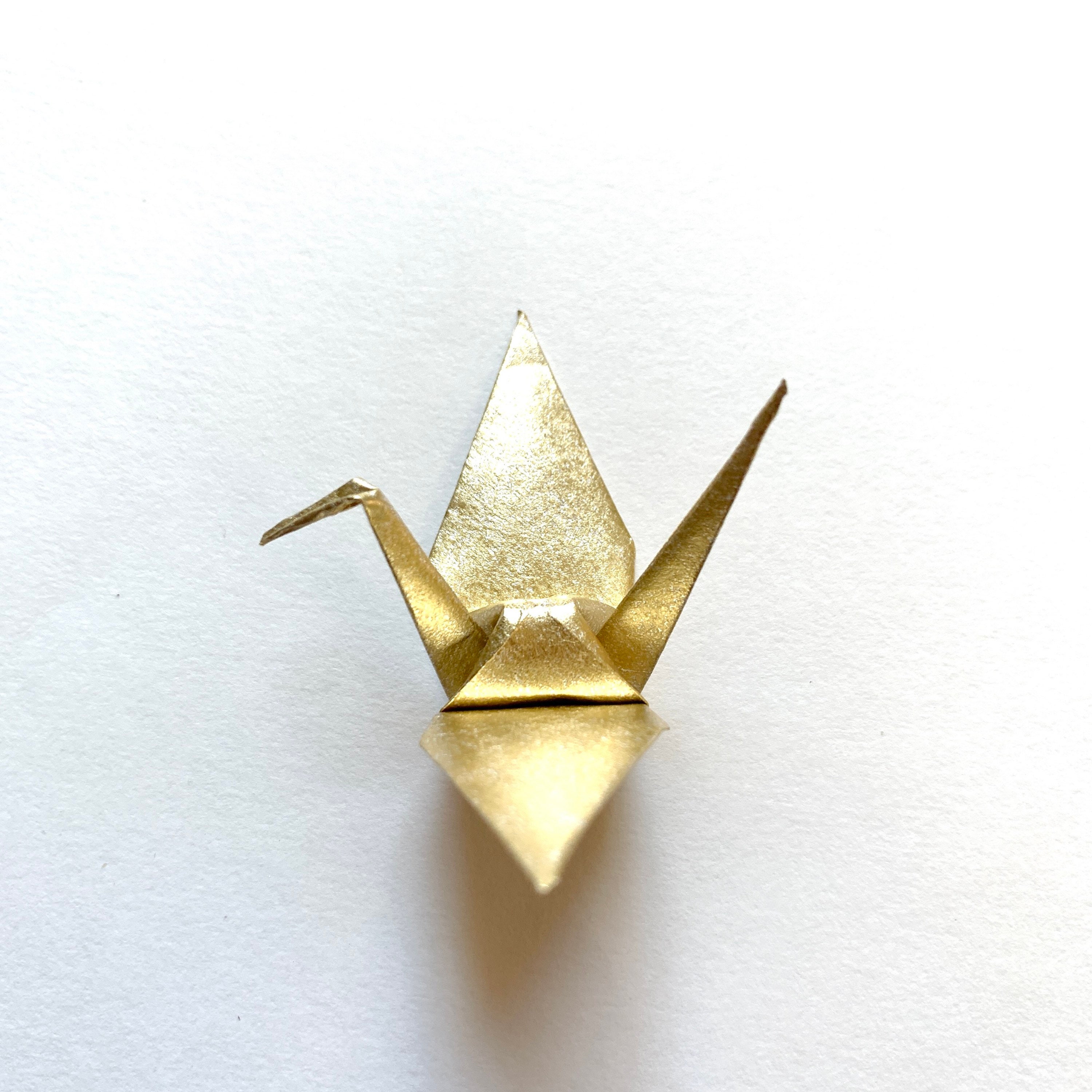 10 Small Gold Origami Cranes/ Small Origami Cranes/ Gold Etsy UK