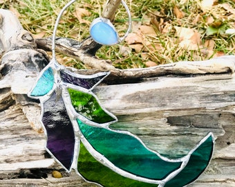 Stained Glass Feather