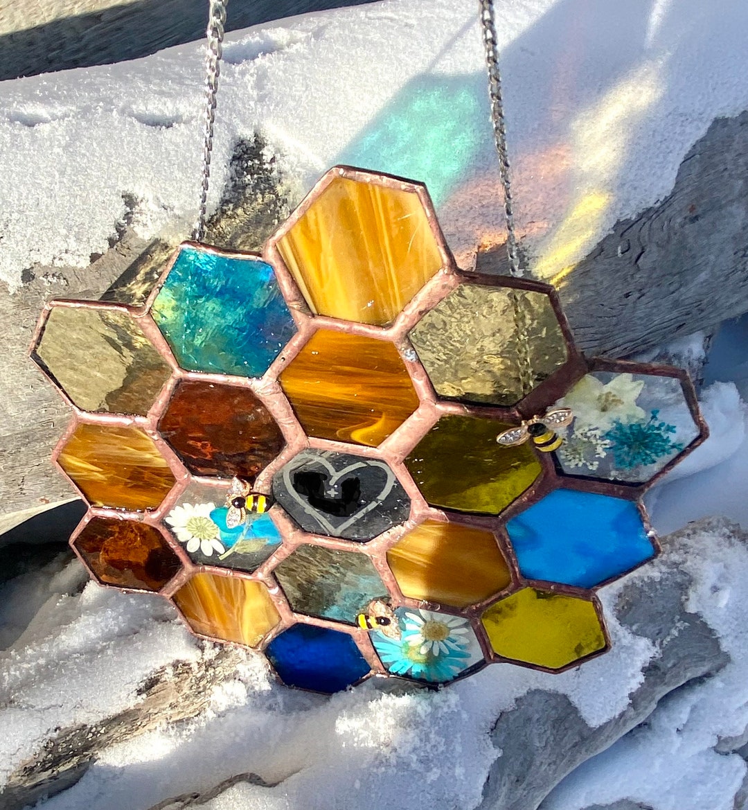 Stained Glass Honeybee Creations Etsy Stained Glass Honeybee Creations Etsy
