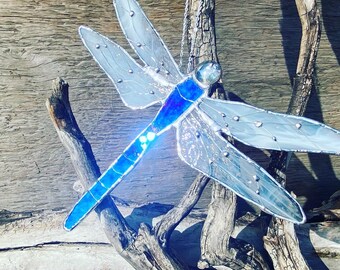 Dragonfly Stained Glass SunCatcher