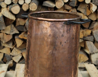 Handmade Copper Umbrella Stand rustic