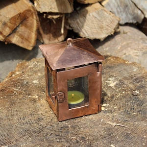 Handmade Copper Lantern image 1