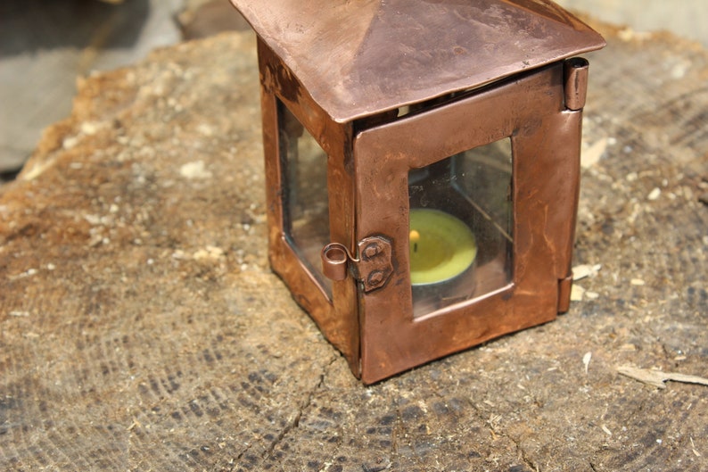 Handmade Copper Lantern image 2