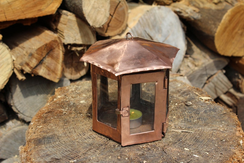 Handmade Copper Lantern image 4