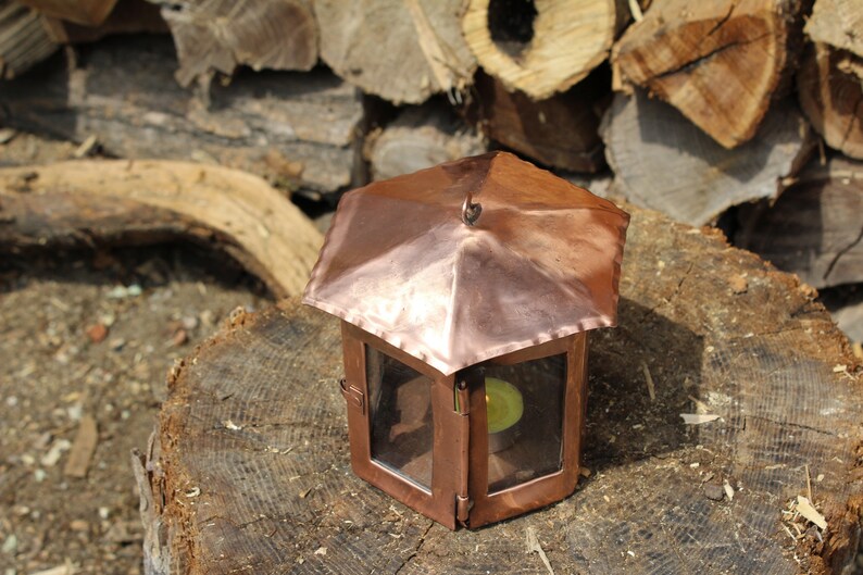 Handmade Copper Lantern image 6