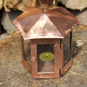 Handmade Copper Lantern image 2