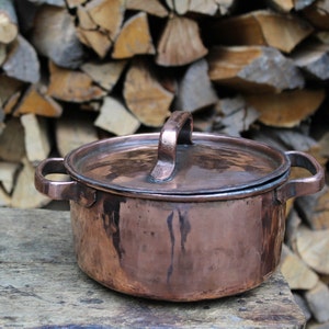 Handmade Copper Pot: Pasta, Soups