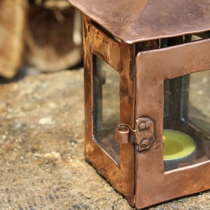 Handmade Copper Lantern image 6