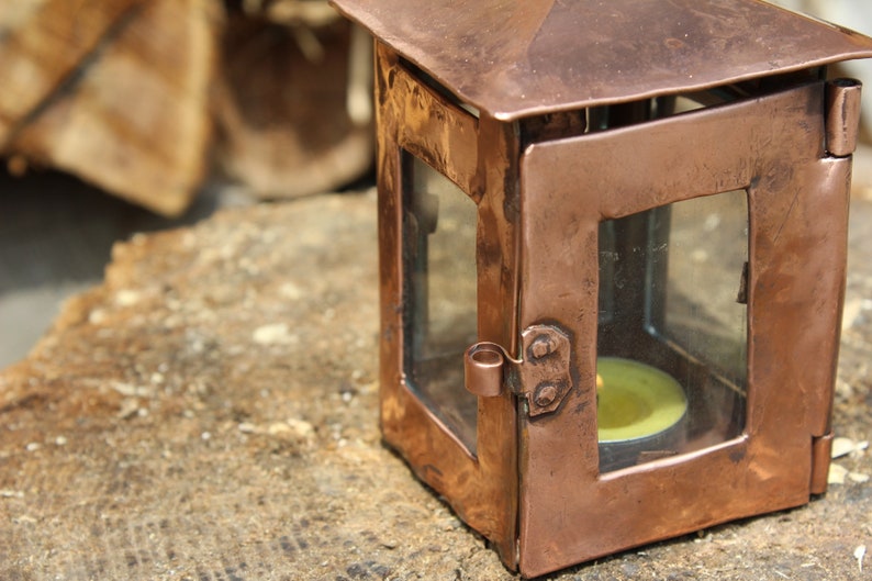 Handmade Copper Lantern image 6