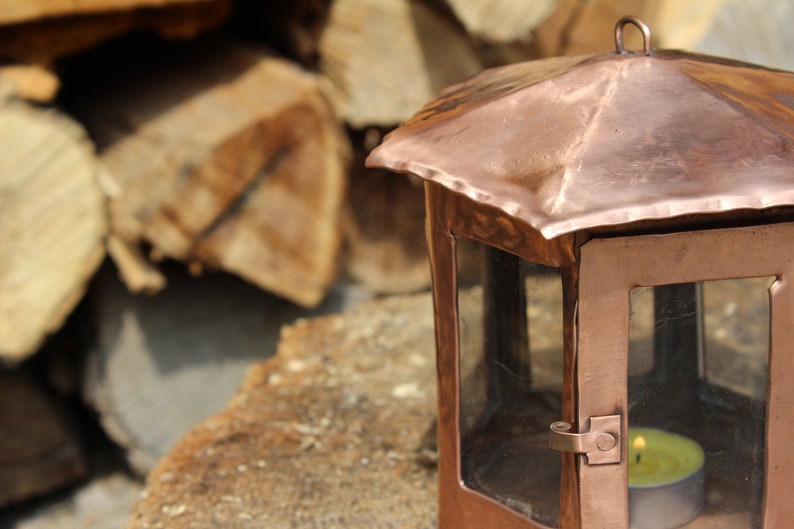 Handmade Copper Lantern image 3