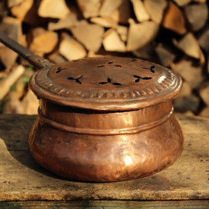 Handmade Copper Bed Warmer