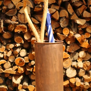 Handmade Smooth Copper Umbrella Stand