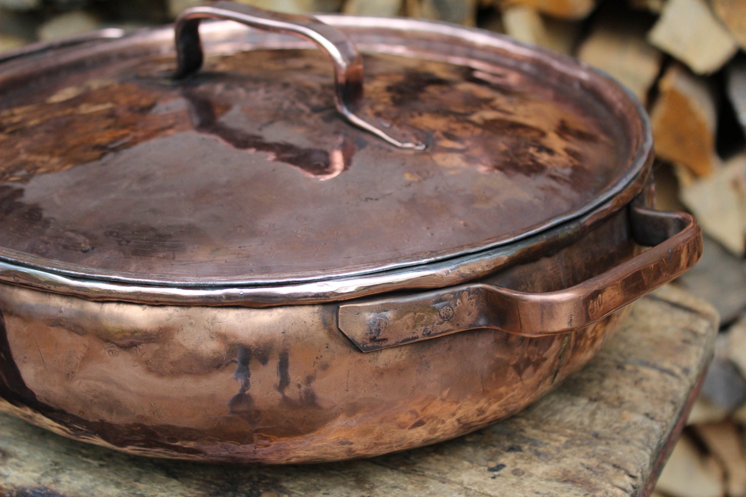 Handmade Copper Pot Rice Risotto Etsy